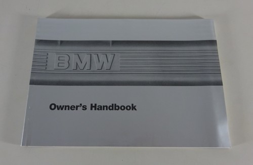 Owner manual handbook bmw - owner's, /