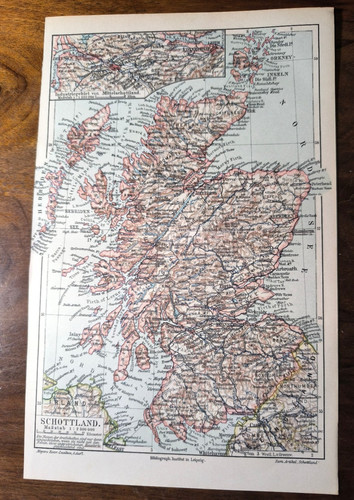 Historische landkarte 1905 - historische,