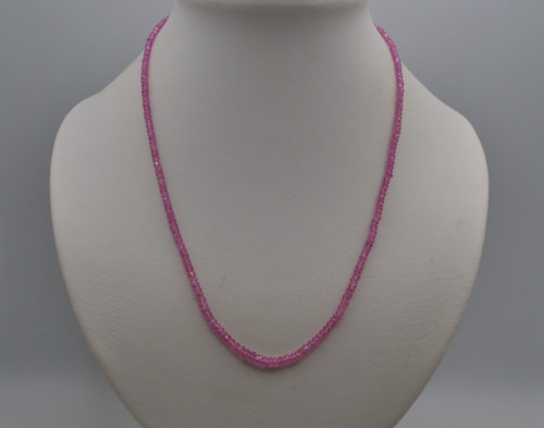 Saphir pink kette echter - pink,