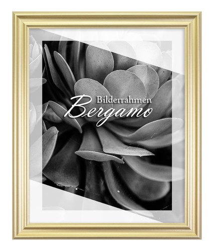 Bilderrahmen bergamo gold - bilderrahmen,