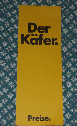 Käfer preise prospekt vom - käfer,