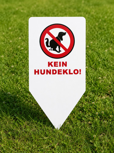 Einstecker kein hundeklo - einstecker,