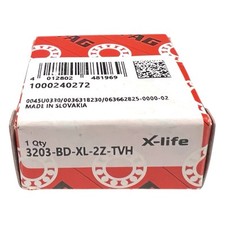 1x FAG 3203 BD-XL-2Z-TVH Schrägkugellager 17x40x17,5 mm X-Life Kugellager