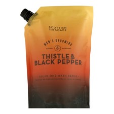 Scottish Fine Soap Men Thistle&Black Pepper - All-in-One-Wash Refill 1200ml