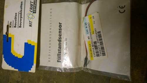 Conrad füllstandsensor für - füllstandsensor,