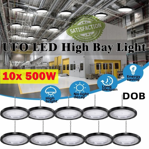 10stk 500w ufo led - 10stk,
