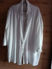 Bluse Hemd MUSSELIN, WEIß -