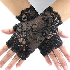 SPITZE ARMSTULPEN SPITZEN HANDSCHUHE GOTHIC FESTIVAL COSPLAY LOLITA PUNK dd