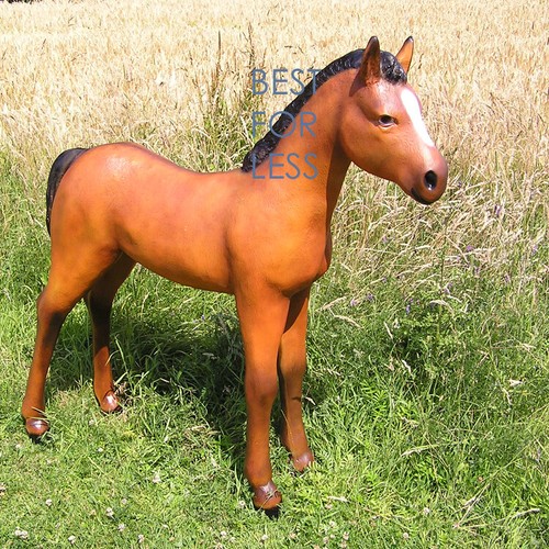 Pferd fohlen figur lebensgroß - figur,