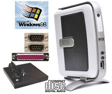 COMPUTER WYSE V90 WINDOWS 98 MS-DOS 2x RS-232 SERIEL LPT PARALLEL CDROM USB TC81