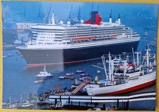 2 AK Schiff SS Queen Mary Bj. 2004 Cunard in Hamburg