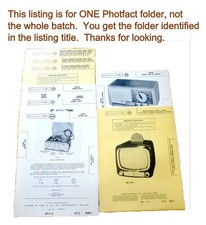 Sams PhotoFact set 399 folder