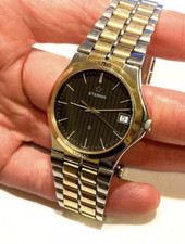 Vintage Swiss Steel & Gold