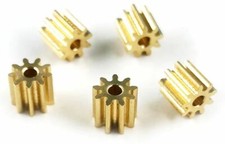 2x Motor Ritzel Zahnrad für Lego Duplo Intelli Lok Modul 9 Zähne 0,4 Ersatz NEU