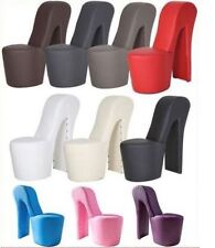 Schuhsessel Sessel Stuhl DESIGNER High Heel mit Nieten in verschiedenen Farben 