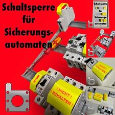 Schaltsperre für Sicherungsautomaten Leitungsschutzschalter FI Hutschiene MCB LS