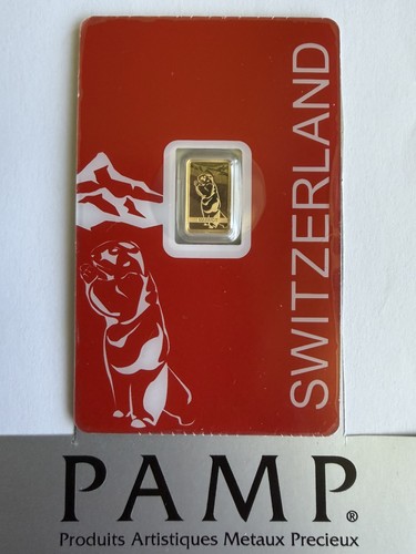 Pamp suisse goldbarren - goldbarren, 1