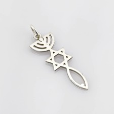 Anhänger Silber Menora