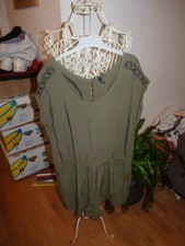s.Oliver Jumpsuit / Overall Gr. XL  oliv / khaki Sommer kurz