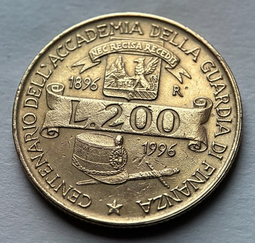 200 lire 1996 - lire, italien