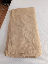 Jowollina Schwere Tagesdecke Scandi Senf Gelb 50/50 Leinen Baumwolle 270*280cm