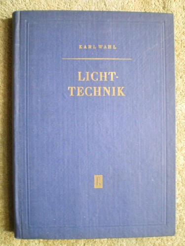 Lichttechnik ddr buch 1954 - ddr,