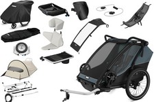 Thule Chariot Cab Multisport Fahrradanhänger Anhänger Dark Slate Zubehör Auswahl