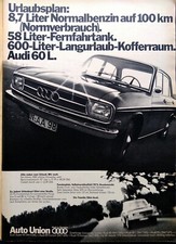 Audi 60 L , 55 PS,   originale
