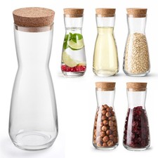 6er Set Kleine Glas Karaffe