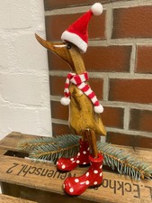 Laufente Holzente Santa