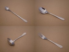 WMF Luzern Besteck - Menümesser Tafelmesser Menügabel Suppenlöffel - Cromargan