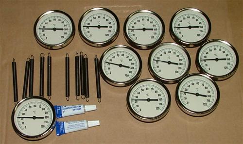 Anlegethermometer set 10x - set,