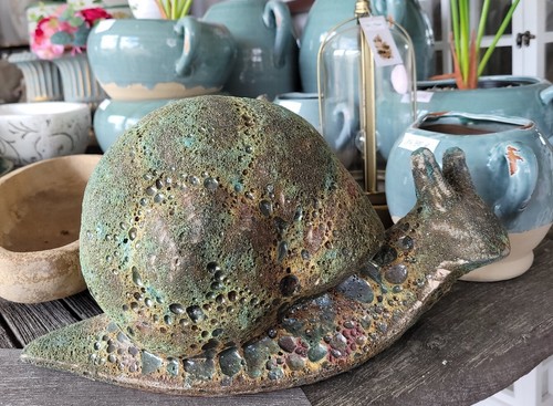 Schnecke beton skulptur garten - beton,