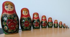 Matroschka Set 10 teilig 1997