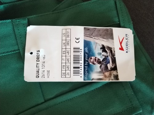 Kübler arbeitshose grün - grün, 26