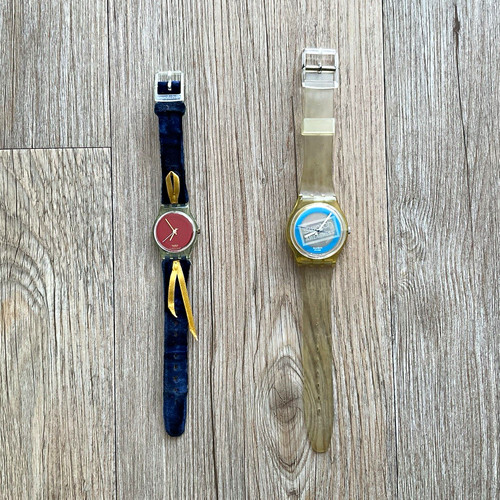 Vintage swatch uhren set - 2x,