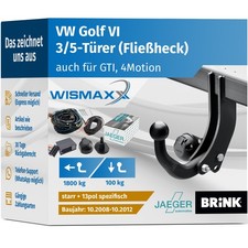 ANHÄNGERKUPPLUNG für VW Golf