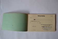 alter Quittungsblock RM Kohlenhändlerverband Chemnitz Sachsen Deutsches Reich