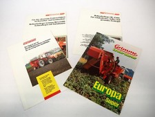4x Original Prospekte Grimme