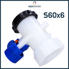 Absperrklappe S60x6 für 1000L