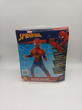 Spiderman - Deluxe Spiderman Kostüm Kinder -Halloween -Fasching -Rubies -Gr. 5-6