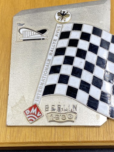 Oldtimer plakette rallye - plakette, avus