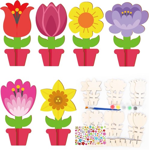 Holz blumen bastelset für - blumen,