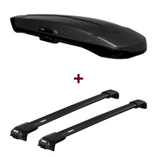 Dachbox Thule Vector Alpine + Dachträger Thule für Seat Tarraco SUV KN2 set neu