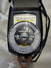 Belichtungsmesser Gossen Lunasix 3 Belichtungen Sehr Guter Zustand