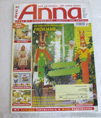 Handarbeitsheft anna burda - handarbeitsheft,