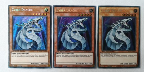 Cyber drache secret rare - 3x,