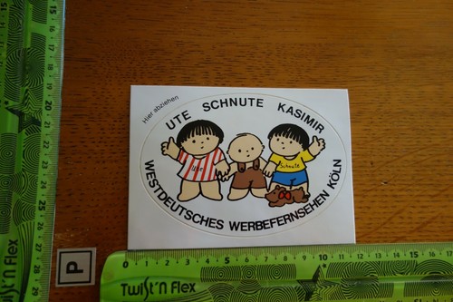 Alter aufkleber fernsehen - aufkleber, tv