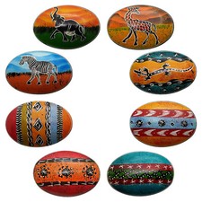 Handschmeichler Afrika Elefant Zebra Giraffe Taschenstein Speckstein Stein 