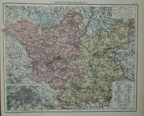 Landkarte der provinz - der,